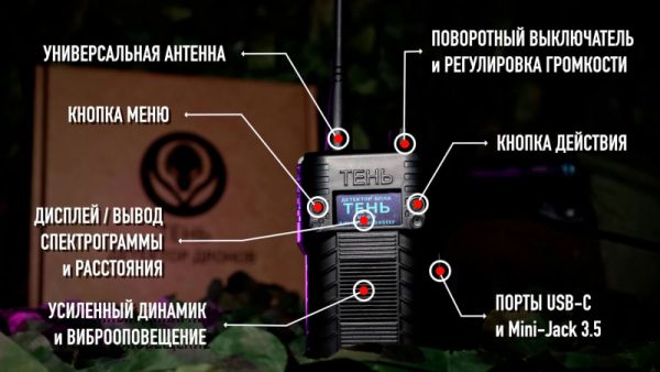Детектор дронов Тень v4 (Россия)