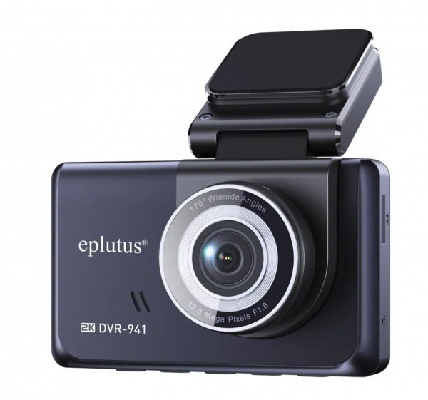 Видеорегистратор Eplutus DVR-941 с камерой заднего вида (разъем питания на кронштейне)