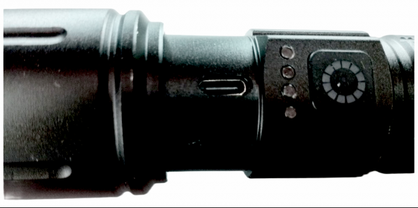 Ручной аккумуляторный фонарь Огонь H-3039-PM20 Type-C 26650