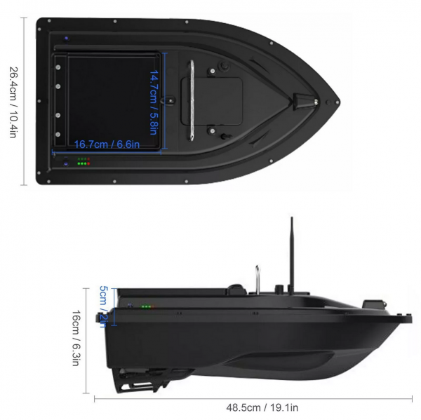 Прикормочный кораблик Флайтек Аква ПРО GPS
