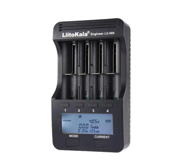 Универсальное зарядное устройство Liitokala Engineer LII-500 зарядка для ячеек 18650, AA, AAA и др.