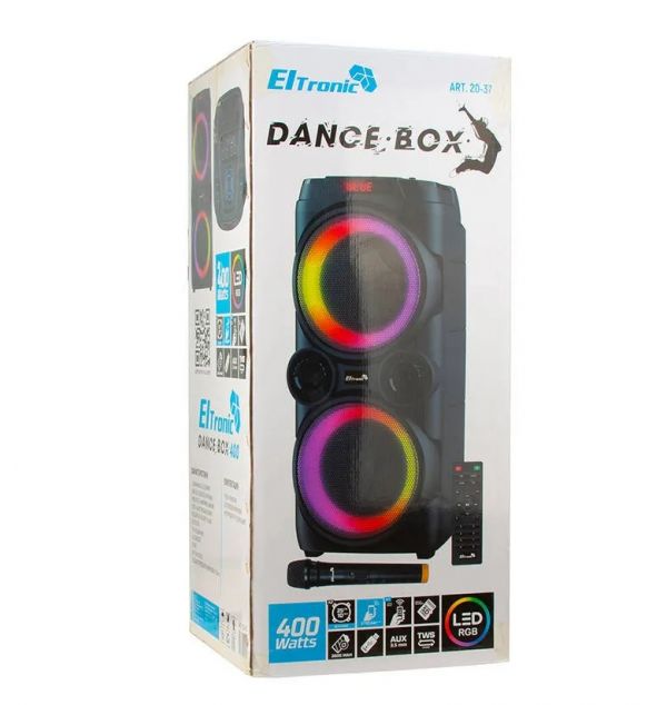 Акустическая система Eltronic 20-37 DANCE BOX 400 с микрофоном