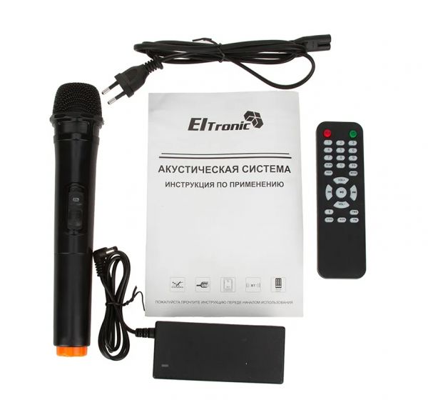 Акустическая система Eltronic 20-03 WAVE 800 динамик 2шт/10" TWS с беспроводным микрофоном