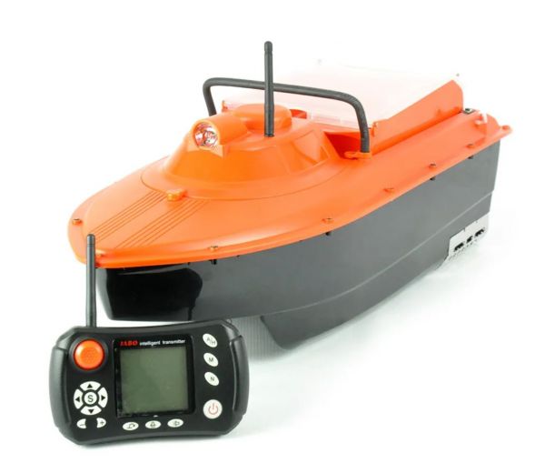 Прикормочный кораблик для рыбалки Jabo Teltos 2 эхолот, GPS автопилот, 10А