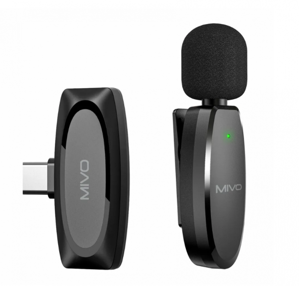 Беспроводной петличный микрофон Mivo MK-610T Type-C