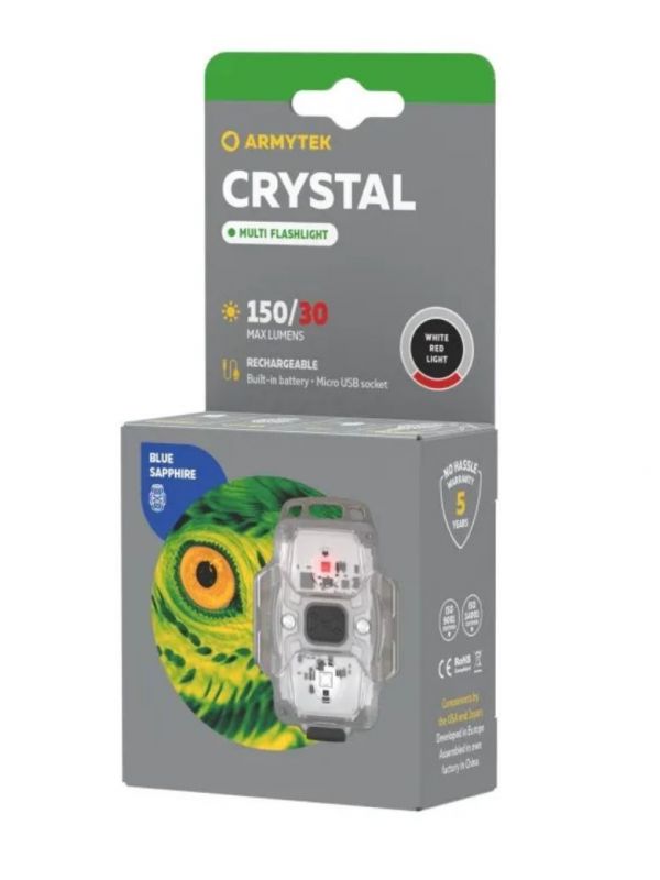 Компактный наключный фонарь Armytek Crystal