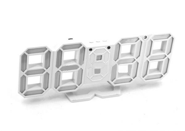 Электронные настольные часы VST 883-6 (белый)