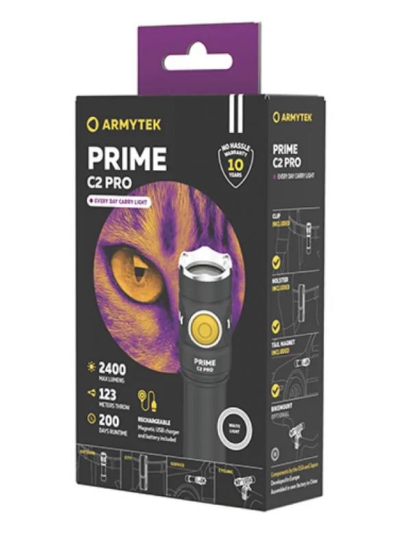 Универсальный фонарь Armytek Prime C2 Pro Magnet USB