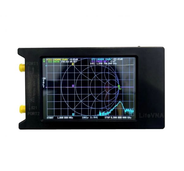 Векторный сетевой анализатор сети LiteVNA 64 50кГц - 6.3ГГц