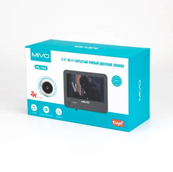 Беспроводной Wi-Fi дверной глазок Mivo ML-144