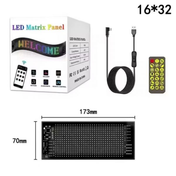 Светодиодная LED панель для автомобиля YM-MP6006 17*7 см