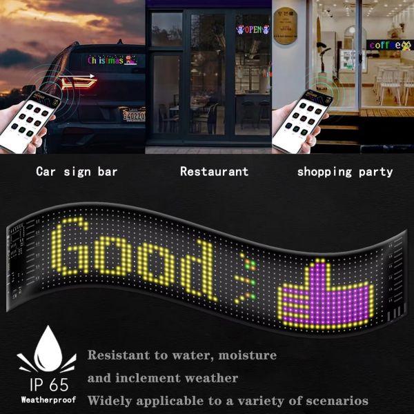 Светодиодная LED панель для автомобиля YM-MP6007 37.5*9 см