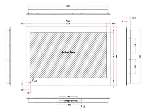 Smart Ultra HD (4K) LED телевизор в зеркале AVS555SM (Magic Mirror)