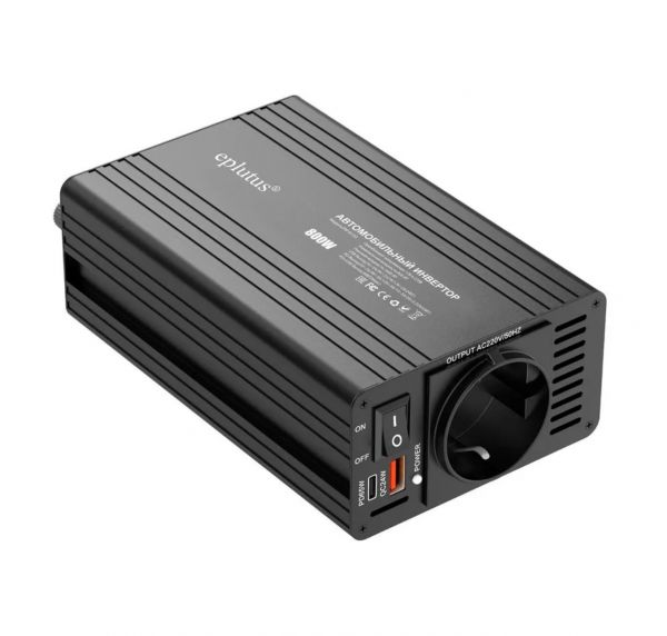 Автомобильный преобразователь напряжения Eplutus PW-812Q 12V/220V 800Вт (1600Вт)