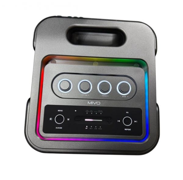 Беспроводная колонка Mivo MD-806 RGB с 2 микрофонами