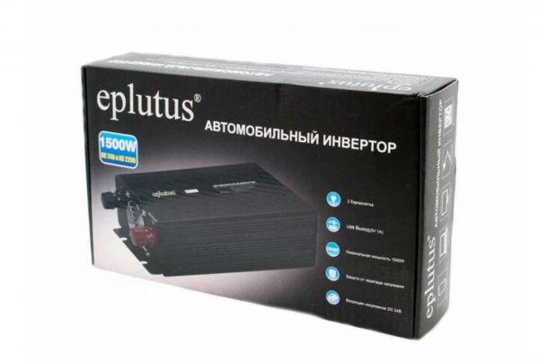 Автомобильный инвертор Eplutus PW-1500 24V/200V (пик 3000W)