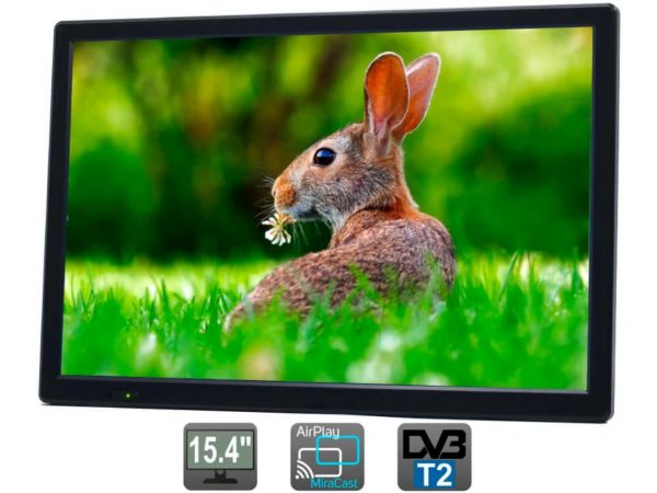 Портативный телевизор AVEL AVS155PT 15.4" DVB-T2 с функцией Miracast