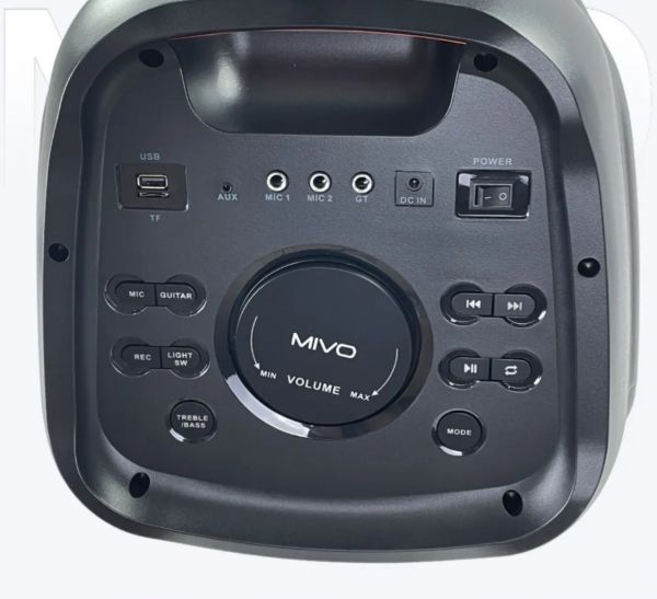 Напольная беспроводная колонка Mivo MD-803 с 2 микрофонами 110Вт Bluetooth/USB/SD/AUX