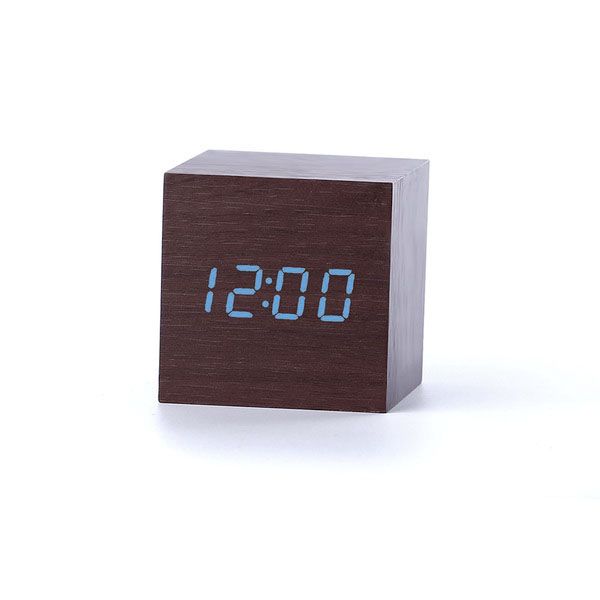 Деревянные часы Wooden Clock VST-869-5 с термометром