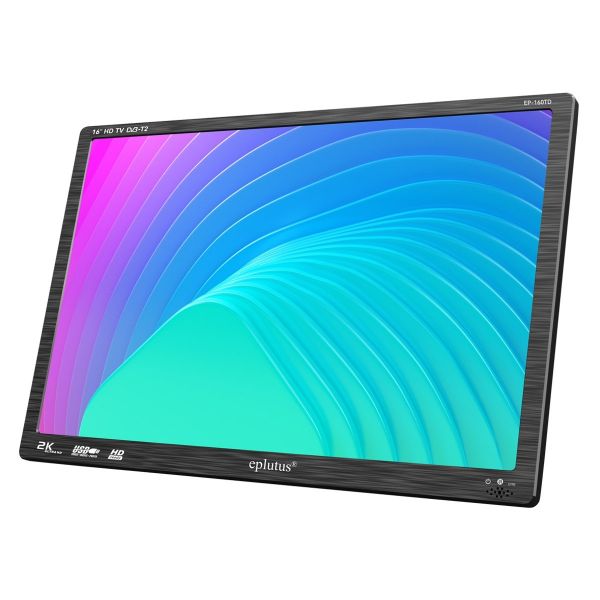 Телевизор с цифровым тюнером DVB-T2 Eplutus EP-160ТD 16" 1920*1080p