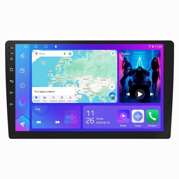 Автомагнитола 2 DIN Eplutus CA103 Android 12 4+64Гб Wi-Fi BT 4G GPS