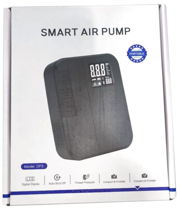 Автомобильный аккумуляторный компрессор Smart Air Pump DP3