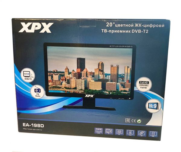 Цифровой телевизор XPX EA-198D 20" DVB-T2