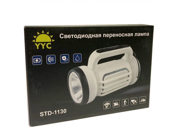 Кемпинговый ручной фонарь SNOW YYC STD-1130 LED+COB с Power Bank