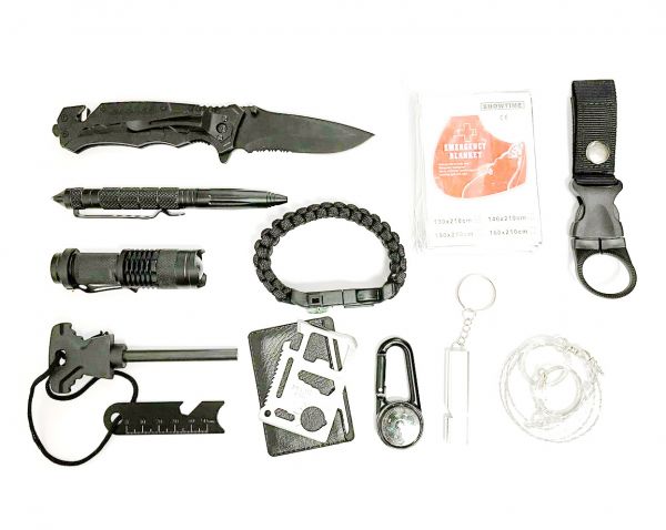 Тактическая поясная сумка с походными принадлежностями первой необходимости TacTics Military